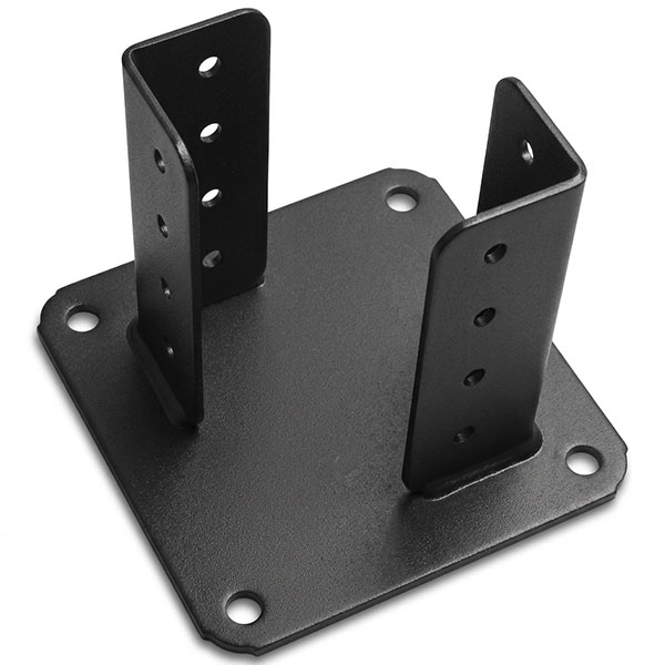 MINUTEX Supporto per Travi con Piastra di Fissaggio Grigio Grafite - MINUTEX